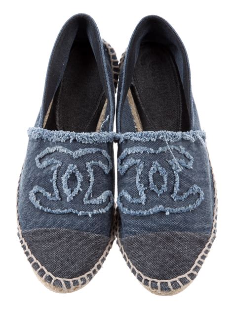 chanel denim shoes.